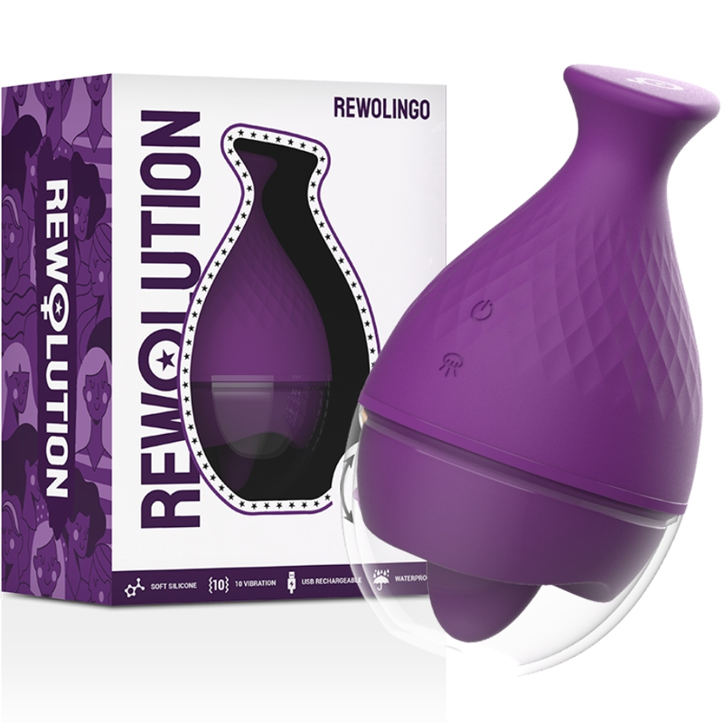 REWOLUTION - REWOLINGO VIBRADOR CON LENGUA - Imagen 3