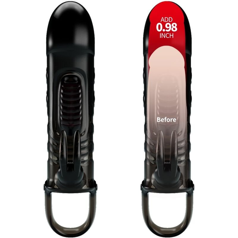 PRETTY LOVE - SLOANE FUNDA PENE RABBIT NEGRO - Imagen 2