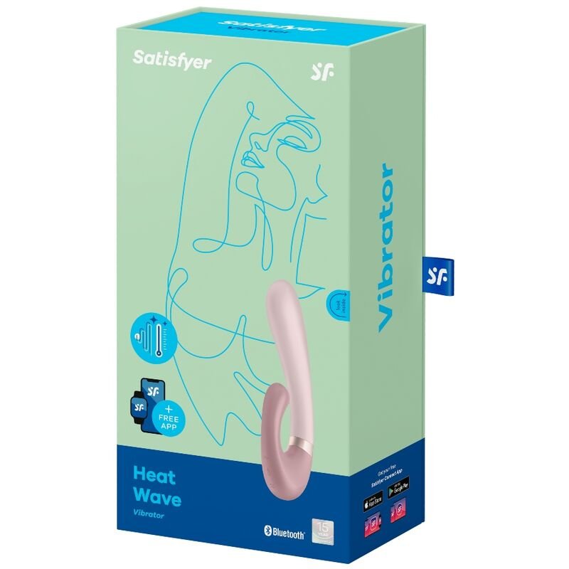 SATISFYER - HEAT WAVE VIBRADOR APP BLANCO - Imagen 4