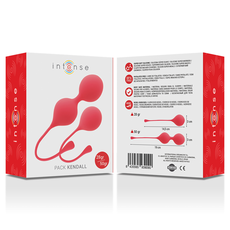 INTENSE - BOLAS KEGEL PACK KENDALL ROJO - Imagen 4
