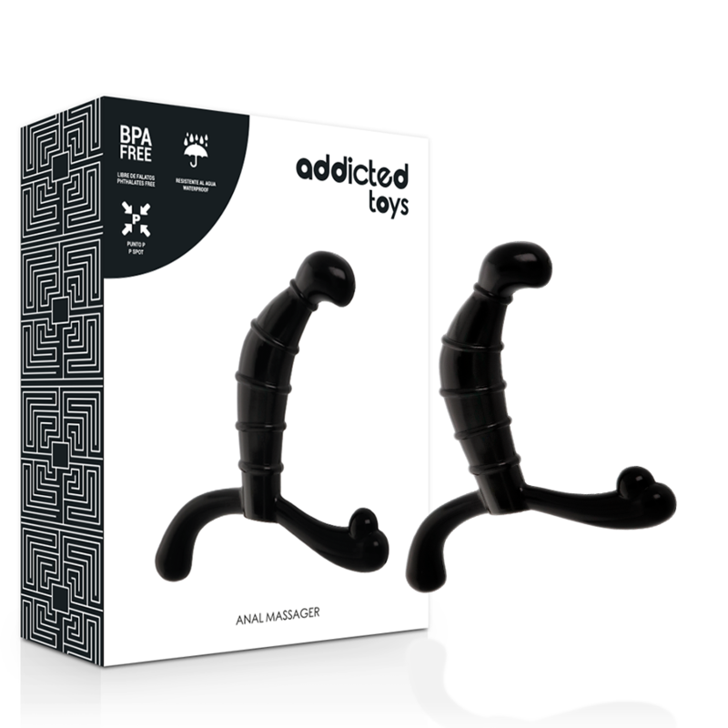 ADDICTED TOYS - PROSTATE ANAL PLEASURE NEGRO - Imagen 2