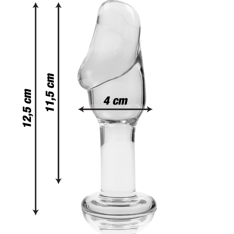 NEBULA SERIES BY IBIZA - MODELO 6 PLUG CRISTAL TRANSPARENTE 12.5 CM -O- 4 CM - Imagen 3