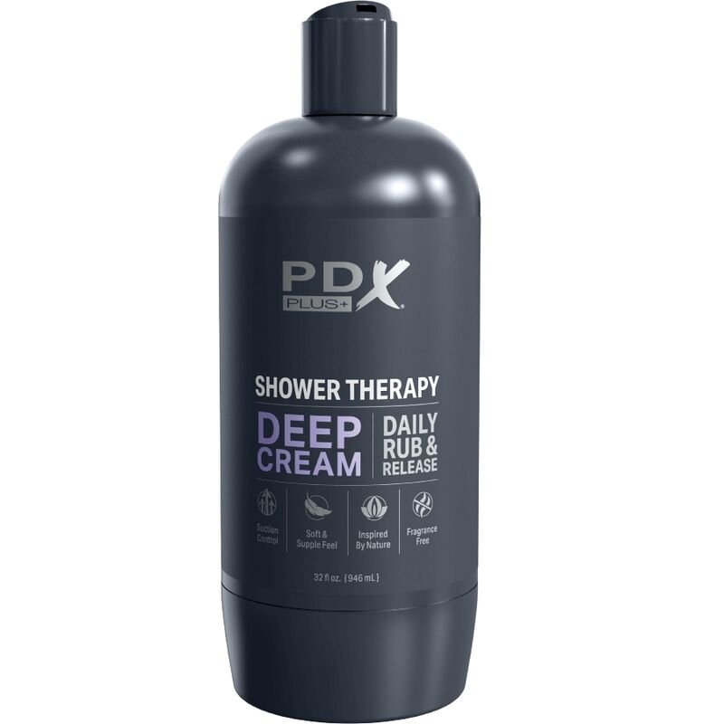 PDX PLUS - MASTURBADOR STROKER DISEÑO DISCRETO DE BOTE CHAMPU DEEP CREAM - Imagen 4