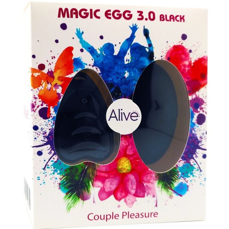 ALIVE - MAGIC EGG 3.0 HUEVO VIBRADOR CONTROL REMOTO NEGRO - Imagen 2