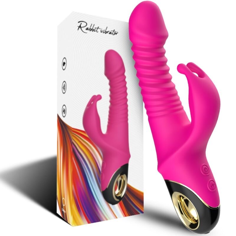 ARMONY - ZING DILDO VIBRADOR RABBIT FUCSIA - Imagen 5
