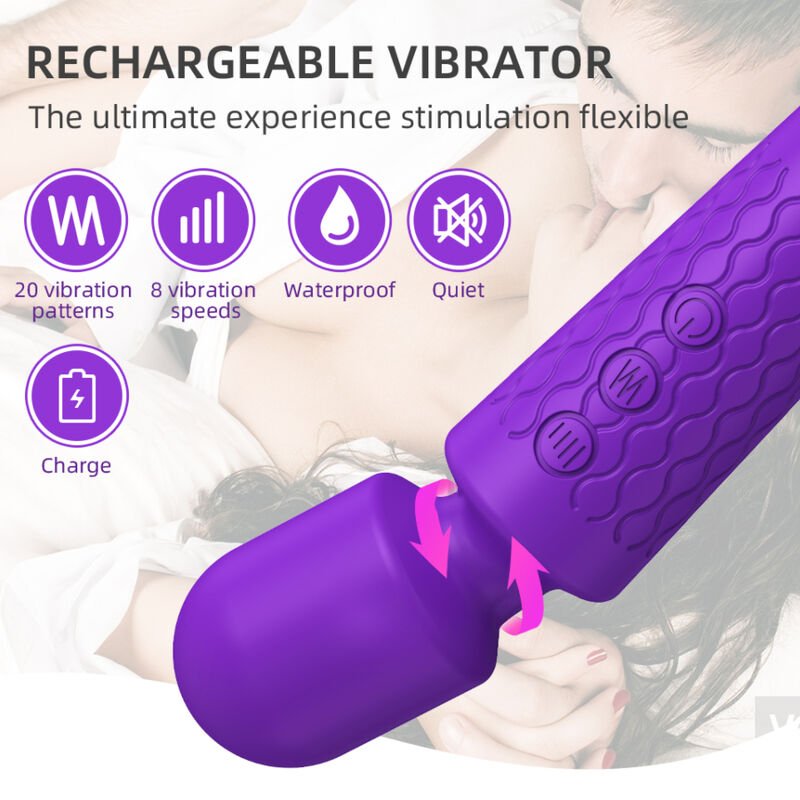 ARMONY - MASAJEADOR  VIBRADOR VIOLETA - Imagen 2