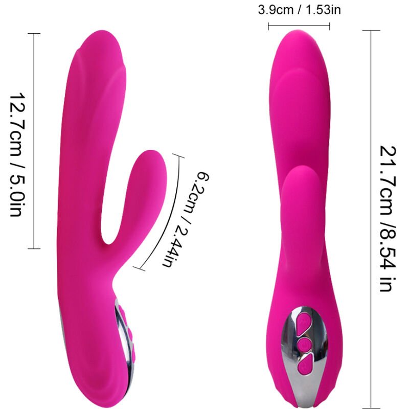 ARMONY - VIBRADOR  ESTIMULADOR FLEXIBLE EFECTO CALOR FUCSIA - Imagen 2