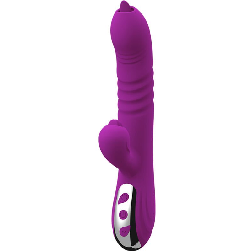 ARMONY - FAIRY VIBRADOR MULTIFUNCION DOBLE LENGUA EFECTO CALOR VIOLETA - Imagen 2