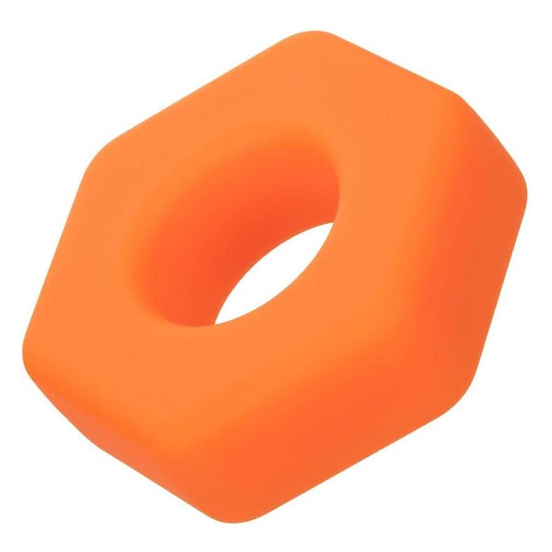 CALEXOTICS - ALPHA ANILLO PROLONG SEXGONO NARANJA - Imagen 5