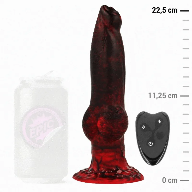 EPIC - PROMETHEUS DILDO TITAN EN LLAMAS RECARGABLE CONTROL REMOTO - Imagen 2