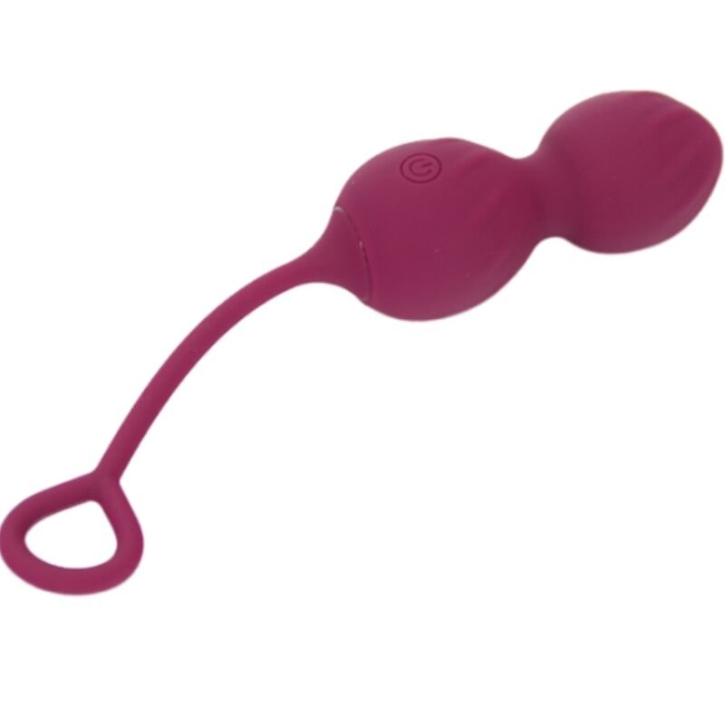 ARMONY - BLOSSOMS PESAS VAGINALES VIBRADOR CONTROL REMOTO 10 VIBRACIONES ROJO OSCURO - Imagen 4