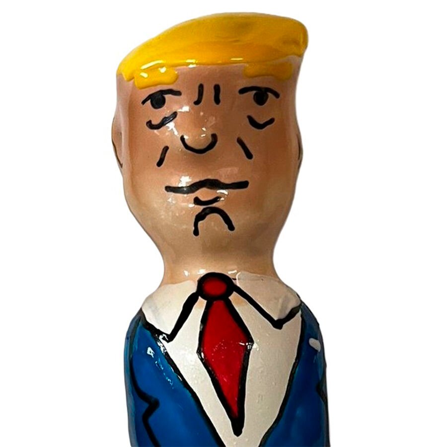 CONDOMERIE - PRESERVATIVO DECORATIVO PINTADO A MANO TRUMP GRUÑÓN
