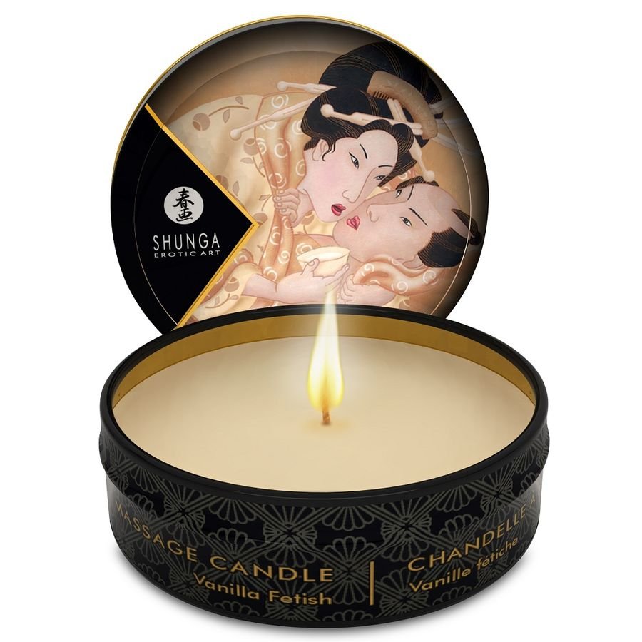 SHUNGA - MINI CARESS BY CANDLELIGHT DISPLAY VELAS MASAJE 24 UDS - Imagen 2