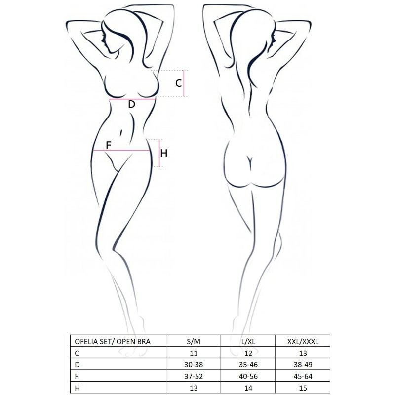 PASSION - WOMAN OFELIA SET TALLA S/M - Imagen 2