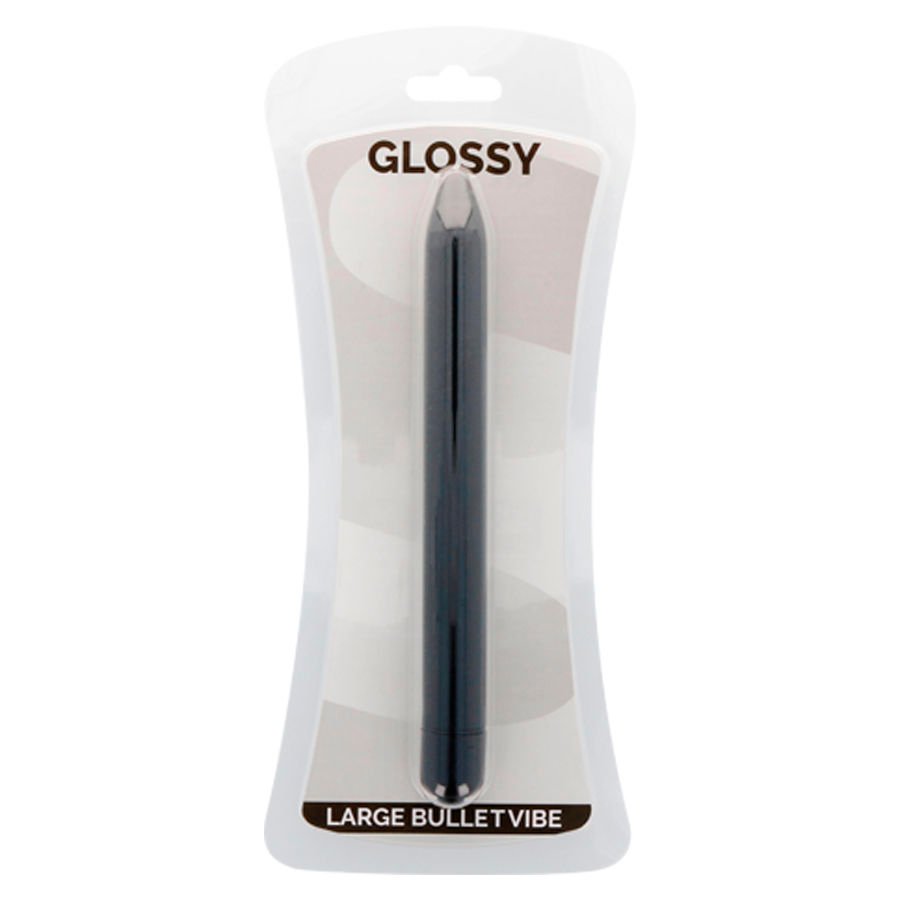 GLOSSY - SLIM VIBRADOR NEGRO - Imagen 3