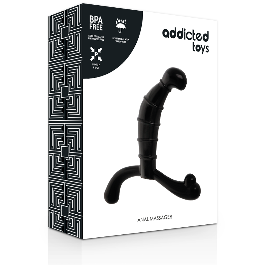 ADDICTED TOYS - PROSTATE ANAL PLEASURE NEGRO - Imagen 4