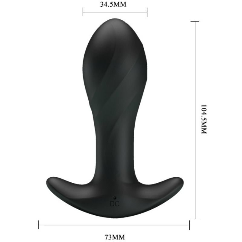 PRETTY LOVE - VIBRADOR ANAL NEGRO - Imagen 3