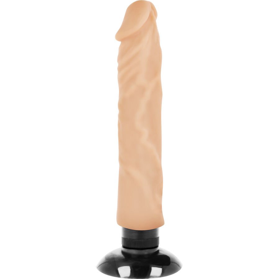 BASECOCK - VIBRADOR REALÍSTICO 2-1 NATURAL 20 CM -O- 4 CM - Imagen 4