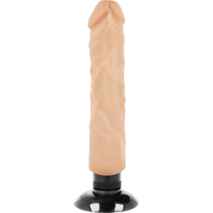 BASECOCK - VIBRADOR REALÍSTICO 2-1 NATURAL 20 CM -O- 4 CM - Imagen 5