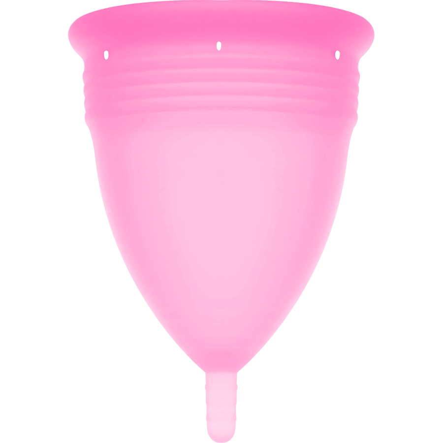 STERCUP - COPA MENSTRUAL FDA SILICONA ROSA - TALLA L - Imagen 2