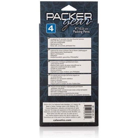 CALEXOTICS - PACKING PENIS PENE REALÍSTICO 12.75 CM NATURAL - Imagen 4