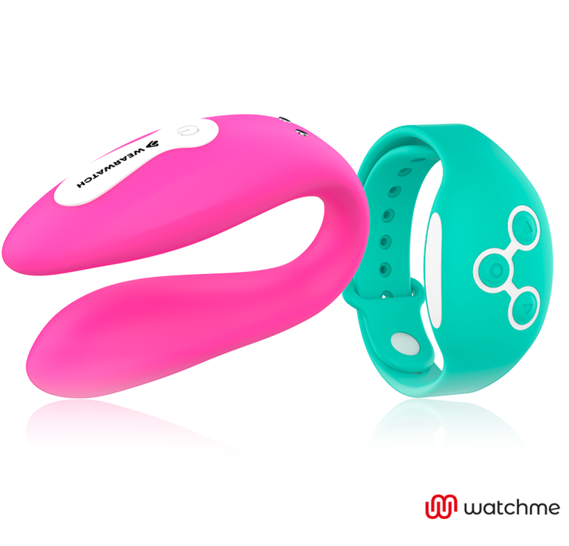 WEARWATCH - VIBRADOR DUAL TECHNOLOGY WATCHME FUCSIA / AGUA MARINA - Imagen 3